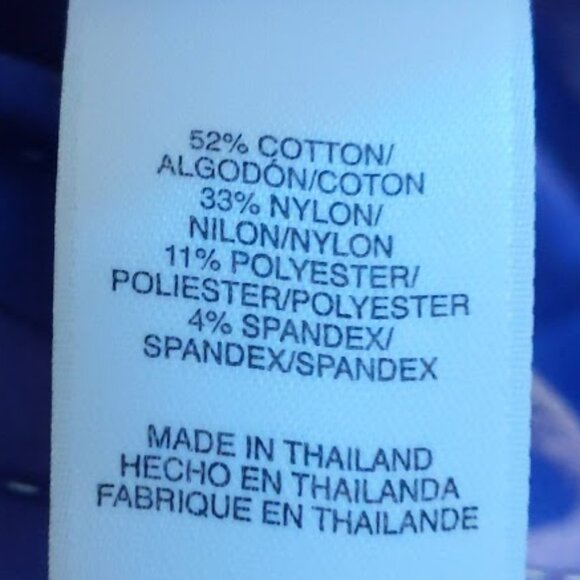 Jones New York Purple Striped Button Down Blouse - Picture 3 of 4